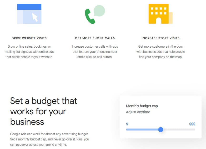 תחילת תהליך פרסום בגוגל